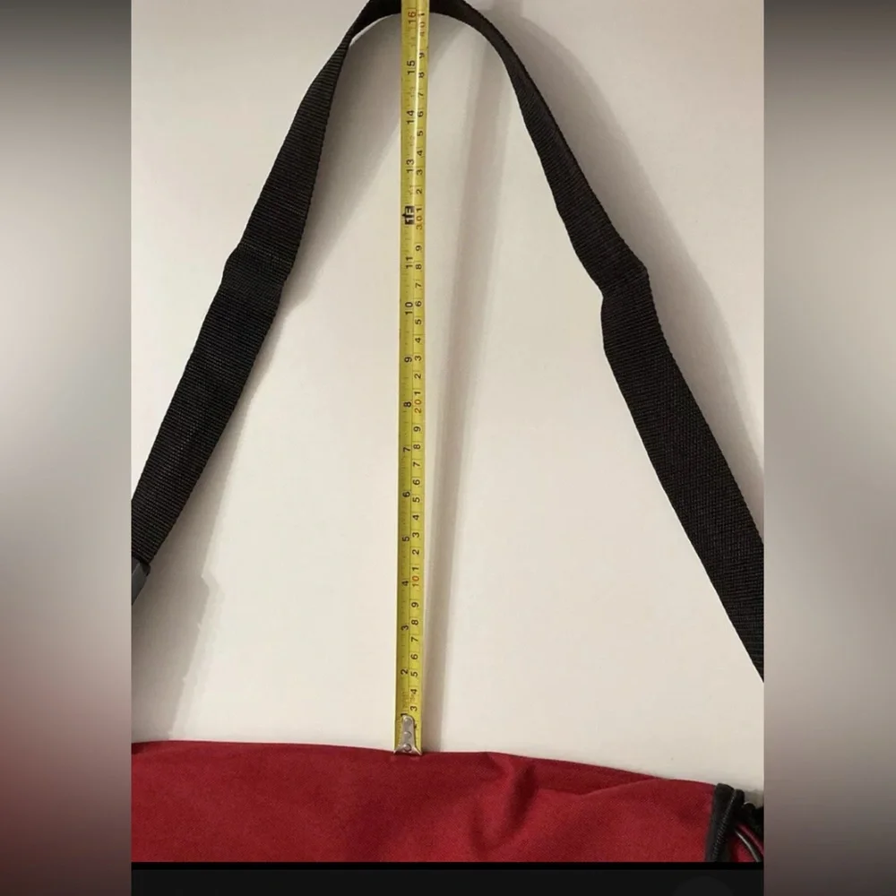 Vintage American Tourister Red Shoulder Bag Carry-On Or Hook Onto Luggage GUC
